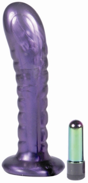 Cosmo Vibrating Silicone Dildos By Tantus - Midnight Purple