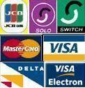 We accept VISA and Mastercard